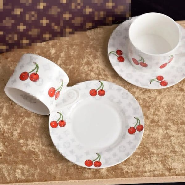 Charming Ceramic Double Coffee Mug Set - Perfect for Couples Coffee Lovers, Exceptional Design Premium Quality