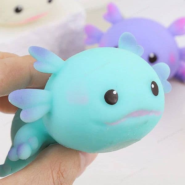 STOCK 2026 Needoh 1/4Pcs Axolotl Squeeze Perfume Perfume Ball Cute Fish Relax Cartoon Antistress Squishy Stress Relief Slow Rising For Cologne Adult Kids Cologn