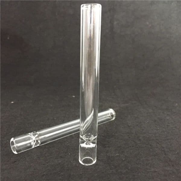 Tax free 4inch Cheapest Glass cigarette bat One Hitter Pipe Clear OG Glass tube for smoking tobacco hand pipes Hookah accessories