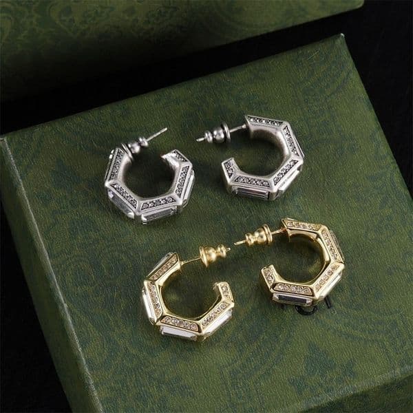 Fashion stud earrings for women luxury jewelry designer earrings party wedding engagement lovers earrings