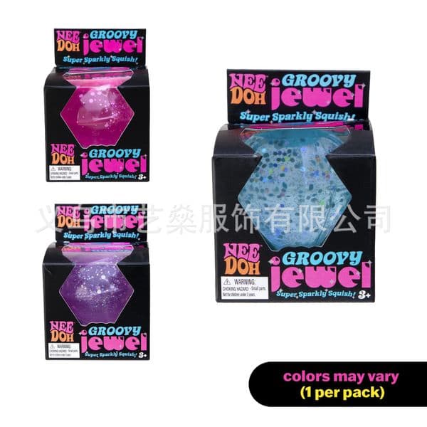 Glittering Diamond Needoh Ice Cubes Stress Vent Ball Slow Rebound Squeeze Toys Stress Relief Kids Adults Antistress Decompression Toy