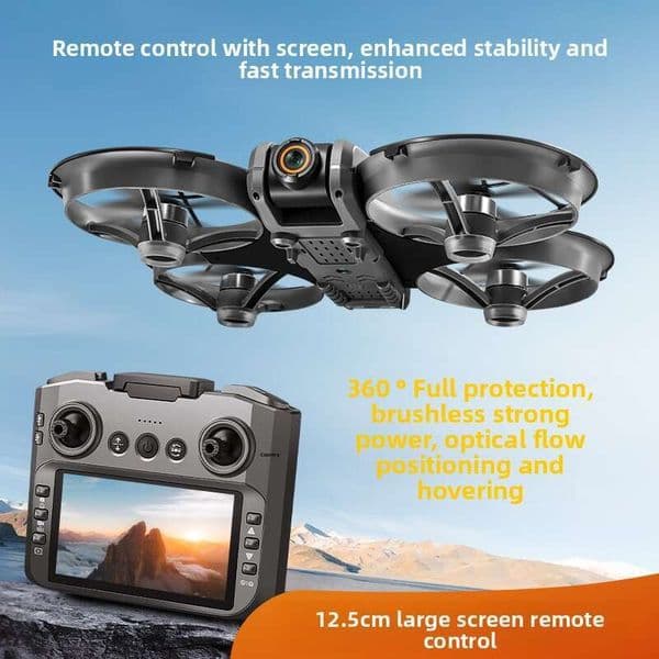 Cross-Border S156 Brushless Drone Remote Control Screen, Aerial Photography HD Quadcopter With Optical Flow Positioning Kuhangxin