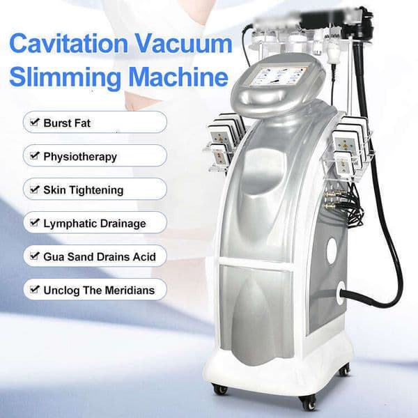 Ultimate 9 In 1 Anti-Cellulite Body Sculpting 80K Vacuum Cavitation Body Fat Removal Skin Tightening Wrinkle Smoothing Vibration Electrotherapy Massage Machin