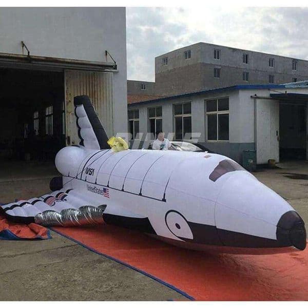 6m Feet Simulation Model Inflatable Space Shuttle For Advertisement