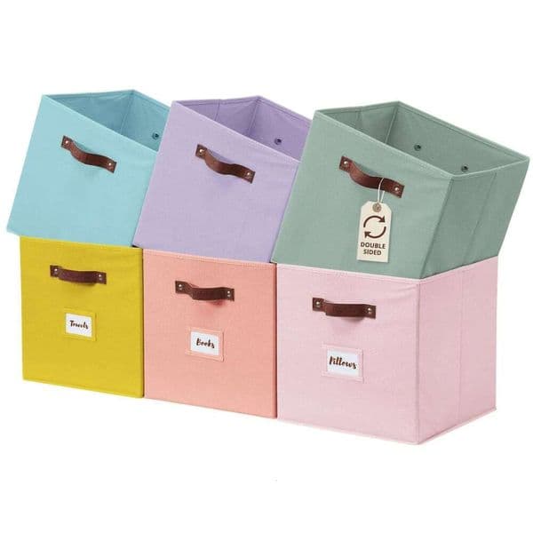 Foldable Large Drawer Style Storage Toy Organizer Non-Woven Fabric Covered Box Modern Minimalist Design for Bedroom Livin... 26H0319