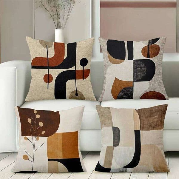 Pillow Case Modern Geometric Patterned Decorative Covers Polyester Pillowcasecase, sofa decorative cushion cov Headboard Pillowcase 26Y0319
