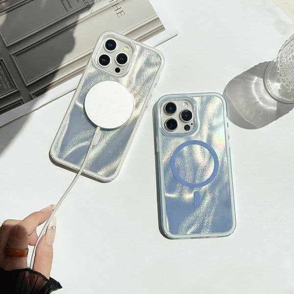 Colorful Quicksand Pattern Phone Case For Iphone 16 15 14 13 Pro 12 11 Max Plus 16Pro Magnetic 16Promax Phone Case 15Promax 15Pro Cover 14Pro 14Promax Hard 12Pro Shell