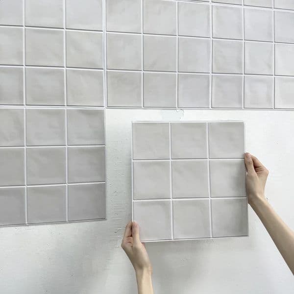 110pcs 3D Decorative Tile Stickers Selfadhesive Wall for Kitchen and Bathroom Water Mold Resistant 30x30cm 260319