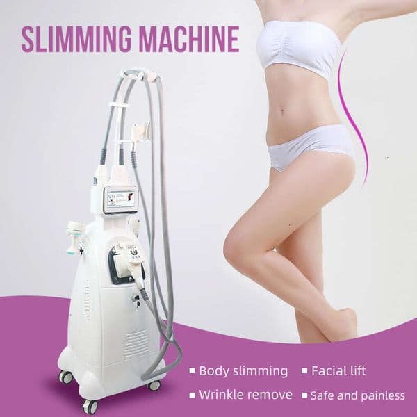 Multifunction 4 Handles Cellulite Blasting Figure Contouring 40Khz Cavitation RF Fatigue Removal Butt Toning Wrinkle Reduce Beauty Salo