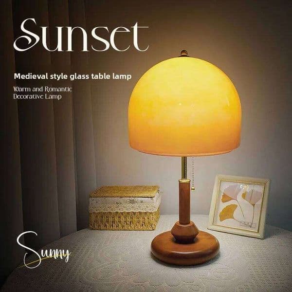 Retro Creative Decoration Antique Bedroom Romantic Bedside Living Room Study Nordic Desk Lamp Light Luxury High-end Gift 26W0319
