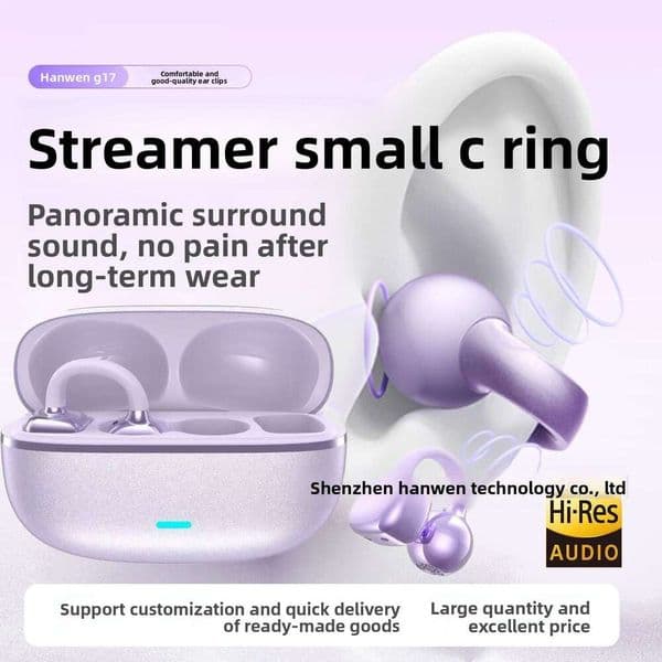 New Private Model Noise Reduction Bluetooth 5.1 Earphones | Open-Lid TWS True Wireless Earphones Support Third-Party Bluetooth Pairing Factory Wholesale