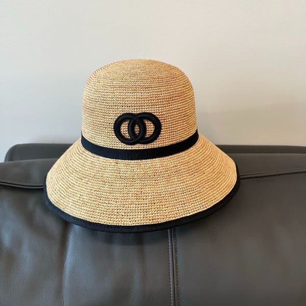 Beach Hat Women Cap Designers Wide Brim Woven Grass Fisherman Chapeau Spring Hats Breathable Sunscreen Large Brim Vacation