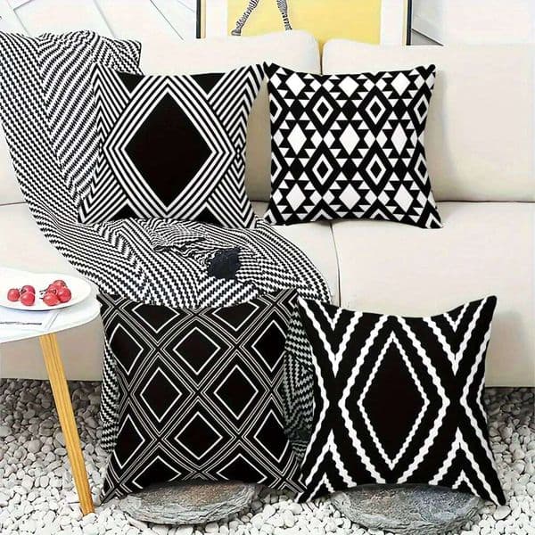 Pillow Case Brown - toned Floral Pattern PillowcasecaseBedroom Living Room Sofa Home Decor Polyester Cushion Cover with Zipper 26Y0319