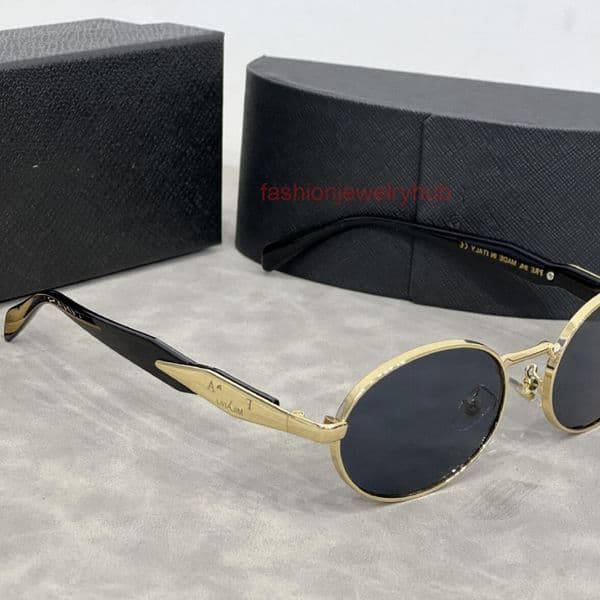 designer sunglasses pradia for women mens Oval Frame Sunglasses Womens Fashion Trendy Sunglasses UV Protection