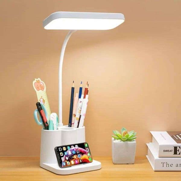 USB Learning Dormitory Bedroom Bedside Reading Night Light LED Lamp Eye Protection Desk College Student Nightlights 26Y0319