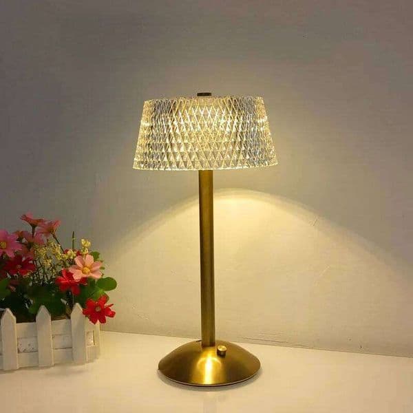 Modern LED Cordless Table Light USB Rechargeable Night Bedside Desk Lamp Touch Dimming Atmosphere Lights For Restaurant Cafe 26W0319