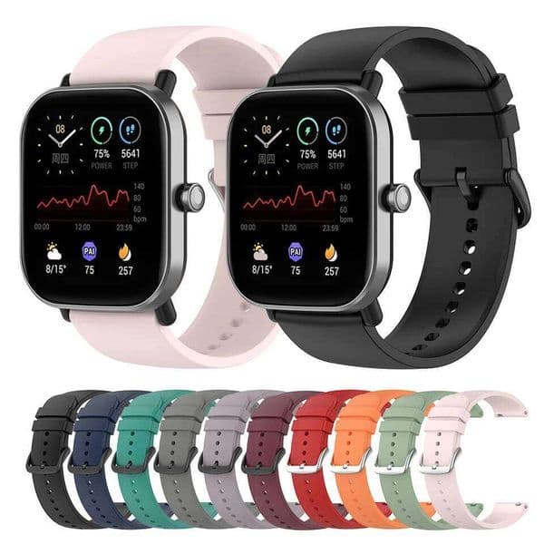 20mm Silicone Strap For 4/2 Mini GTS 3 2e Smart Watch Band for Huami Amazfit Bip 3/Bip U Pro 26L0319