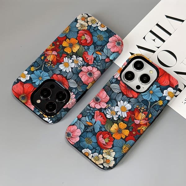 Stylish Two-Layered Hard Shell Cover for iPhone 17 16 15 Series Models