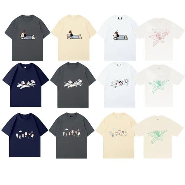 MensMardi T-shirts Sporty Hip-hop High-quality Cotton Casual Korea Mardi Summer Womens t Shirt Free Shoping Cotton Short Sleeve T-shirt pullover Cotton clothing