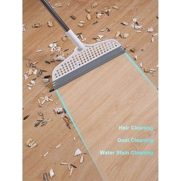 Magic Broom Household Floor Wiping Tool Dual-Purpose Mop Dust Sweeping Bathroom Dual Use Silicone 26H0320