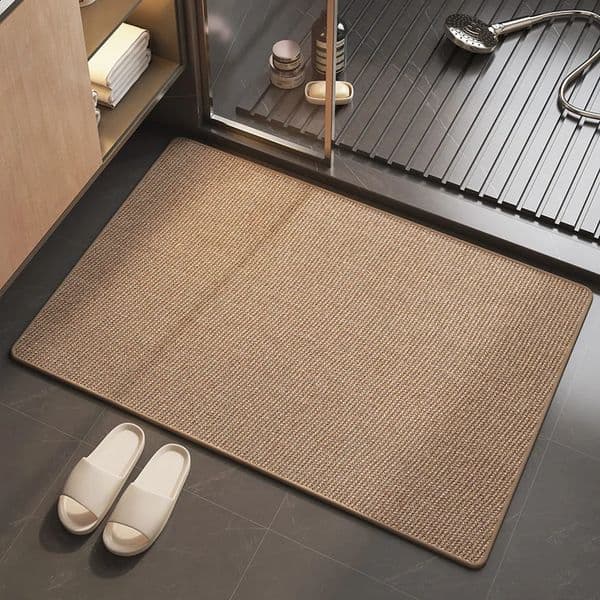Bathroom Rugs Mats Non Slip Washable Absorbent Runner Rugs for Bathroom Floor Bath Mats 260319