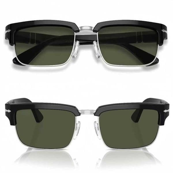 Luxury Fashion Trend Vintage Sunglasses 3102-V Alloy-Acetate Half-Rimless Glass Lens Retro Square Style Unisex Top Quality 10A