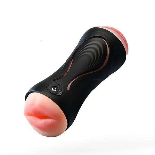 Double Sided Penetration Oral Sex Machine Simulates Vaginal Vibration Male Squeeze Masturbator Cup 26H0320