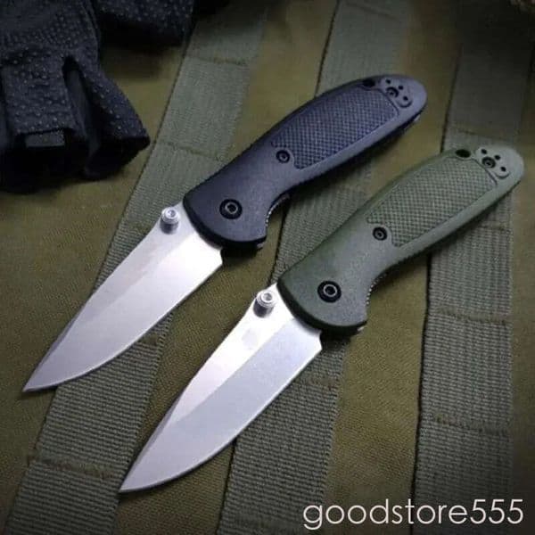 3Models Mini 555/556 pocket knife Folding fixed blade knife Blade Knife 2.91 154cm Plain Blade, Nylon couteau Fiber Handles