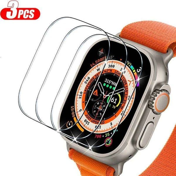 Screen Protector Apple Watch 7 41 45mm 4 5 6 SE 40 44mm 9D Curved Fit Protective Film for iWatch Series 1 2 3 38 42mm