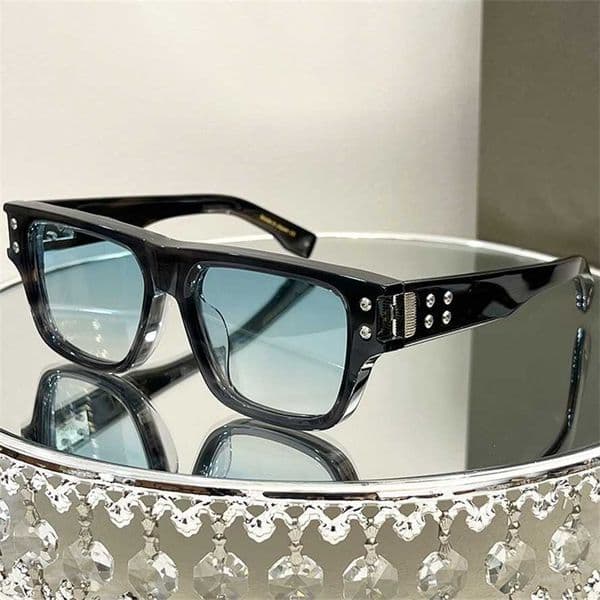 418 Square Acetate Sunglasses for Men and Women High Quality Brand Designer Handmade Optical Prescription Retro Eyeglasses