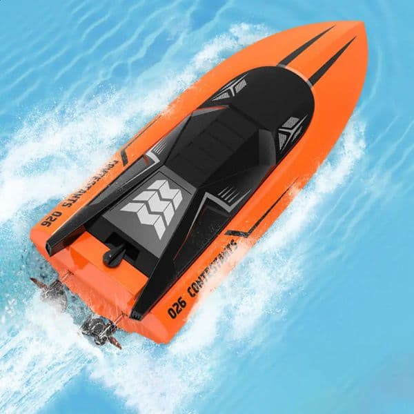 1 set 1 Set High-Speed Waterproof Remote Control Speedboat For Kids Pvc Chassis 24Ghz 50M Range 28Min 15Km/H Electric Boat 260320