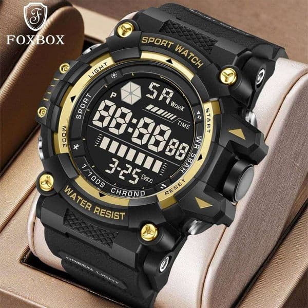 LIGE Outdoor Sports Men Watch Waterproof LED Analog Digital Show Multifunction Big Dial Electronic Wristwatch G style Male Clock