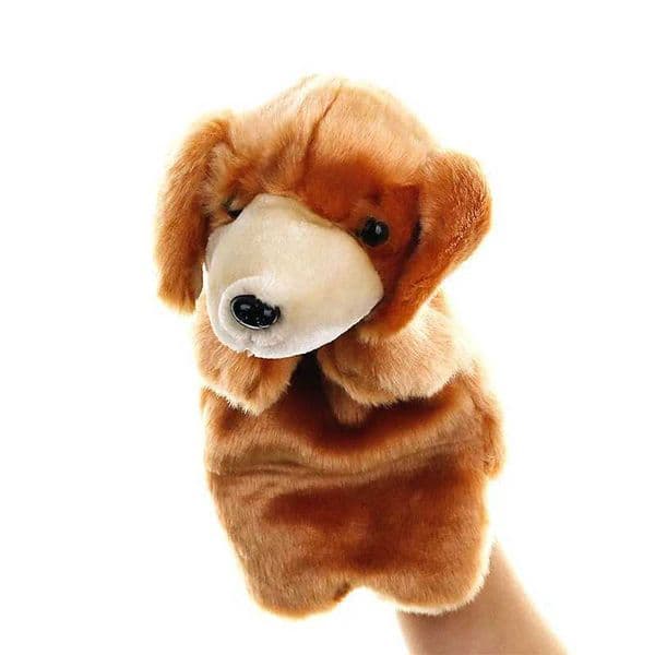 Animal Hand Puppet dog Dolls Plush Hand Doll early education Learning Baby Toys netes Fantoche Puppets for telling story L200320X5UX