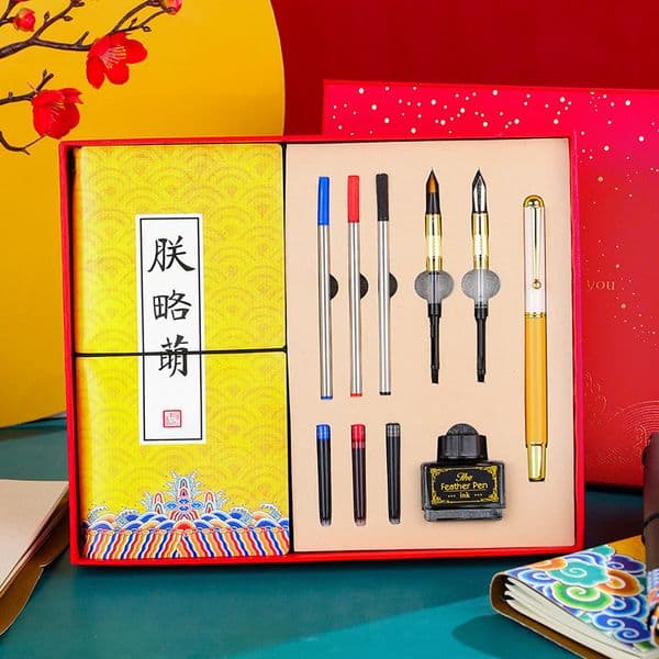 Bestseller Gift for classmates on Children's Day: "Unlimited Good Luck" gift box with girlish touch, including a planner and signature pen stationery set ddmytues