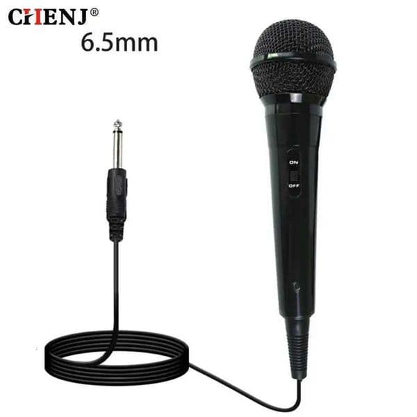 Portable 65mm Stereo Studio Mic KTV Karaoke Mini Microphone For Cell Phone Laptop PC Desktop Wired Uni-directional Handheld Mic S260319