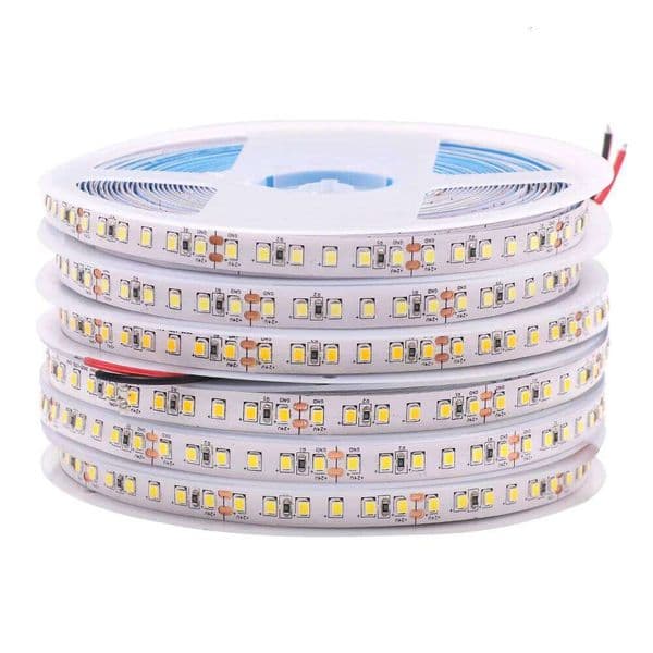 12V 24V 2835 Strip 5m 10m 15m 20m Tape Light Ribbon 60/120/240/480 LED Natural Warm / Cold White Home Decor 26H0320