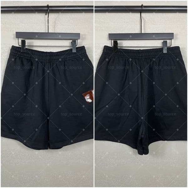 High Street Clean Letter Pattern Shorts Loose Fit Comfort Waist Lightweight Fabric Fashion Shorts for Men Women Urban Outfits