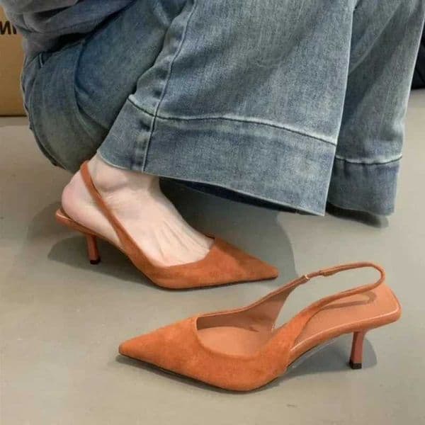 Women High Heels 2024 Summer New Fashion Pointed Toed Pumps Female Stiletto Slingback Shallow Weddings Bridal Shoes Zapatos Z260318