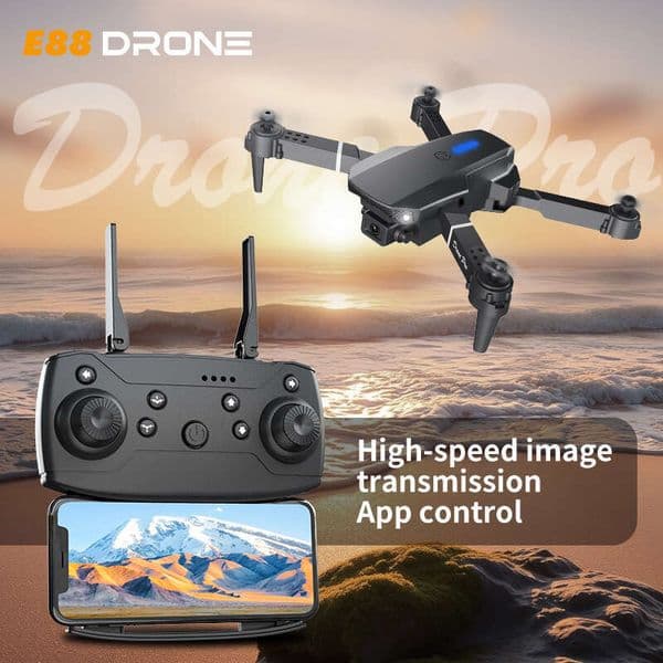 E88pro Available For Cross-Border Sales Of Remote-Controlled Quadcopter Drones, High-Definition Aerial Photography, Kuhangxin
