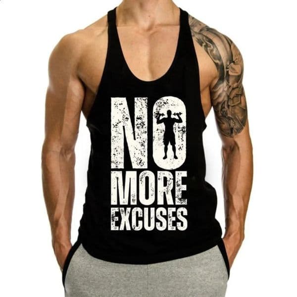 2025 Mens Summer Gym Tank Tops 100 Cotton Breathable Ishaped Vest Mans Outdoor Sleeveless Swearshirt Fitness Sportswear 260320