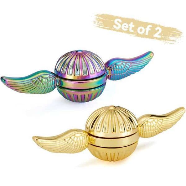 2PCS Classical Fingertip Gyro Stress Relief Finger Toy Hand Fidget Spinner Cool Gadgets For Kids Anxiety ADHD Autism Gifts Z251205