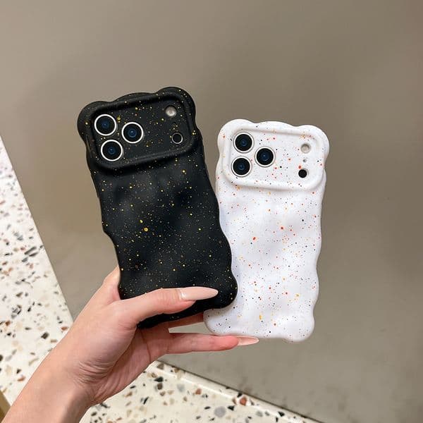 Magnetic Airbag Folding Stand Phone Case For Iphone 17 16 15 14 13 Pro Max Heat Embossed 17Promax Cartoon 16Promax Phone Case 15Promax Hard 17Pro Cover 14Promax Shell