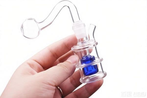 Travel colorful Spiral mini glass oil burner bong pipe Water Bong Hookahs Bubbler Water Pipe with silicone hose straw and 10mm male smoking oil banger bowl