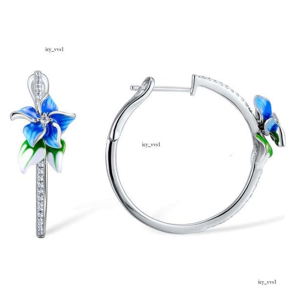 Fairy Series Blooming Flower Shaped Earrings Best-Selling Popular Elegant Women's Versatile Ear Accessories
