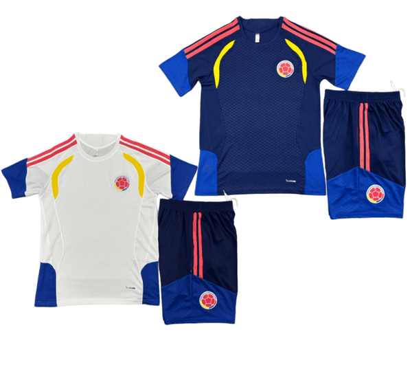 2026 27 Colombia short sleeve tracksuit Sportswear men training suit soccer Jersey kit uniform JAMES Colombia adult football sets world cup 2026