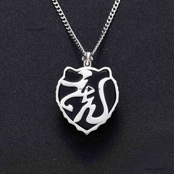 European and American Accessories Agate Zircon Tiger Year Zodiac Hip-Hop Pendant Men's Cross-Border Necklace