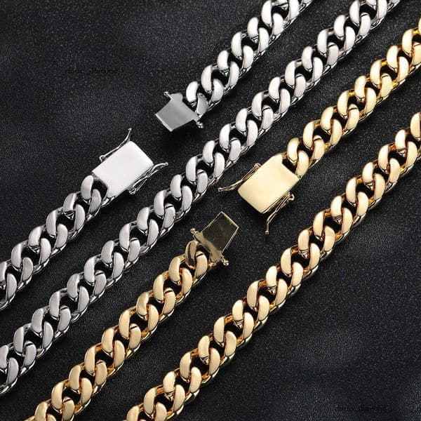 Luxury Jewelry Hip Hop Trendy Chain Inlaid with Moissanite Cuban 12mm Full Diamond Men and Women Domineering Necklace