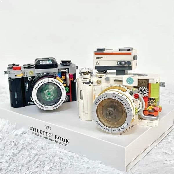 Creative Building Blocks Mechanical Universe Retro Camera Assembled Handmade Toys Model Ornaments DIY Educational Leisure 260320