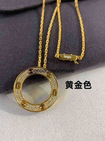 Designer C style Necklace Sophisticated Designer Inspired Luxurious 18K Gold Plated Moissanite Pendant Necklace - Handmade Designer Choker for Women G2CW