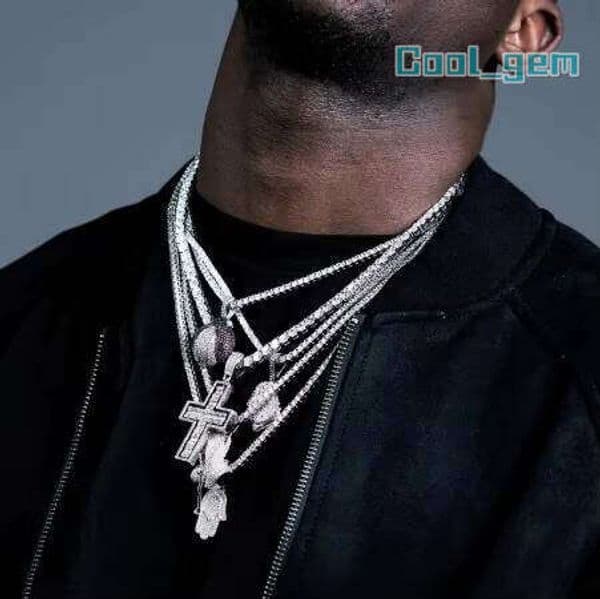Fully 3Mm Iced Out Necklace Luxury Fine Jewelry Gra Certification Moissanite Tennis Chain